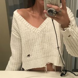 cropped sweater